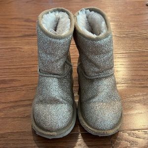 UGG Kids Gold Sparkling Boots